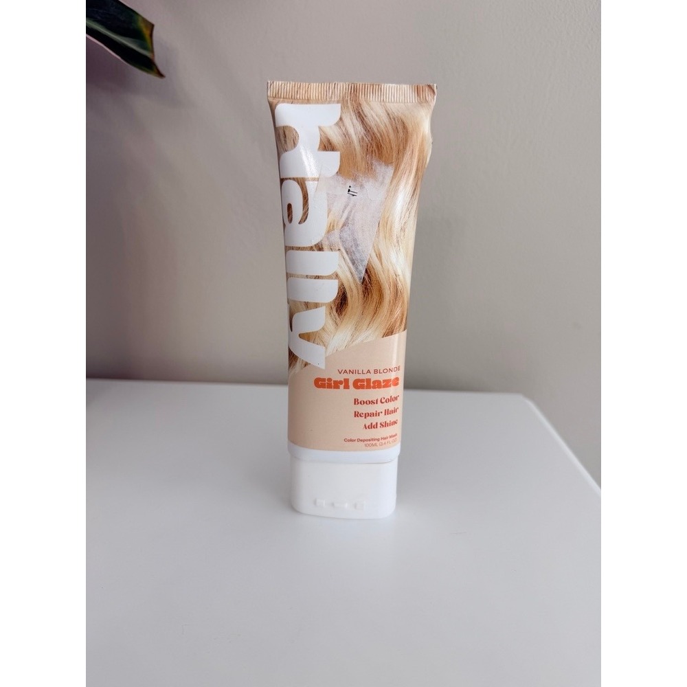 Hally Girl Glaze Hair Mask Womens 3.4oz Vanilla Blonde Color Deposit NWT